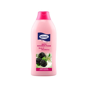 [Milmil] Sữa tắm xạ hương và Phúc bồn tử 750ml - Bath Shower Foam Musk & Blackberry 750ml