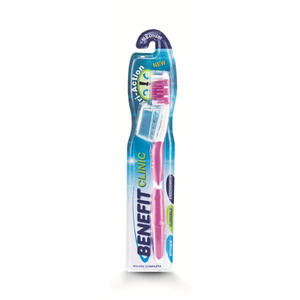 Bàn chải đánh răng BENEFIT 3 TRONG 1 - Toothbrush tri-action mixed colours