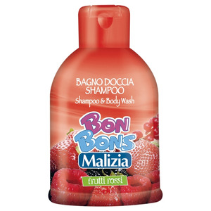 [Maliza] Sữa tắm Bonbons Frutti Rossi - Shampoo & Body Wash Red Fruits, 500ml