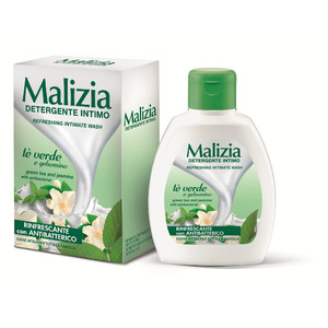 [Malizia] Dung dịch vệ sinh Malizia Wash(Trà xanh Hoa nhài) - Refreshing Intimate wash Green Tea and Jasmine, 200ml